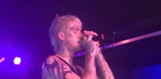 Lil Peepとザナックス,フェンタニル,アルプラゾラム Lil Peep(リル・ピープ)の肖像、エモラップの先駆者としての影響力と薬物依存の問題を象徴する画像