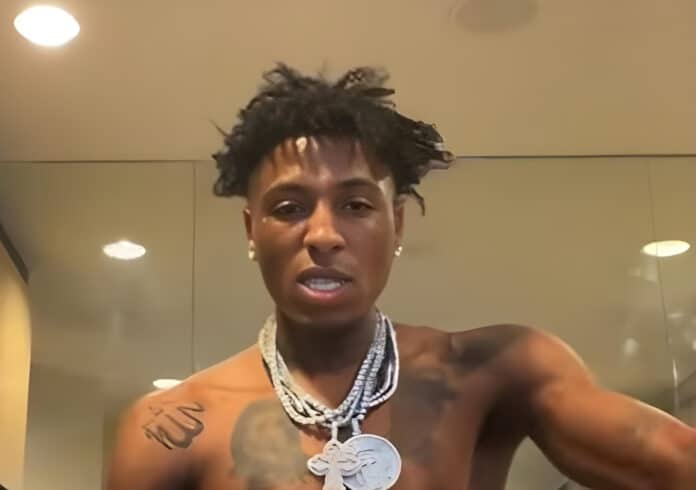 NBA YoungBoyのビーフや問題行動、内面的な葛藤を象徴する画像