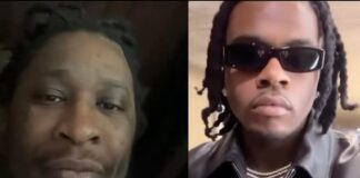 ヤング・サグ、ガンナに公然の絶交宣言:「俺はお前を知らない」