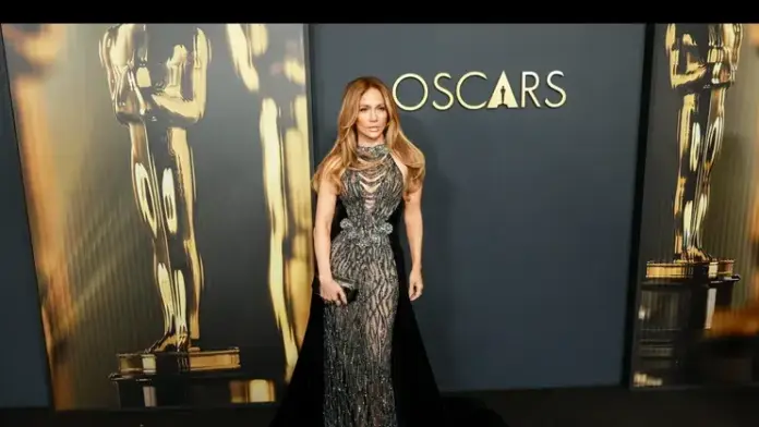 Hollywood, California — Jennifer Lopez lit up the red carpet at the 2024 Governors Awards on November 17 at the Dolby Theatre. Known for her timeless elegance, the global star captivated with her stunning look at the annual event celebrating excellence in film. (Photo by Matt Winkelmeyer/WireImage)