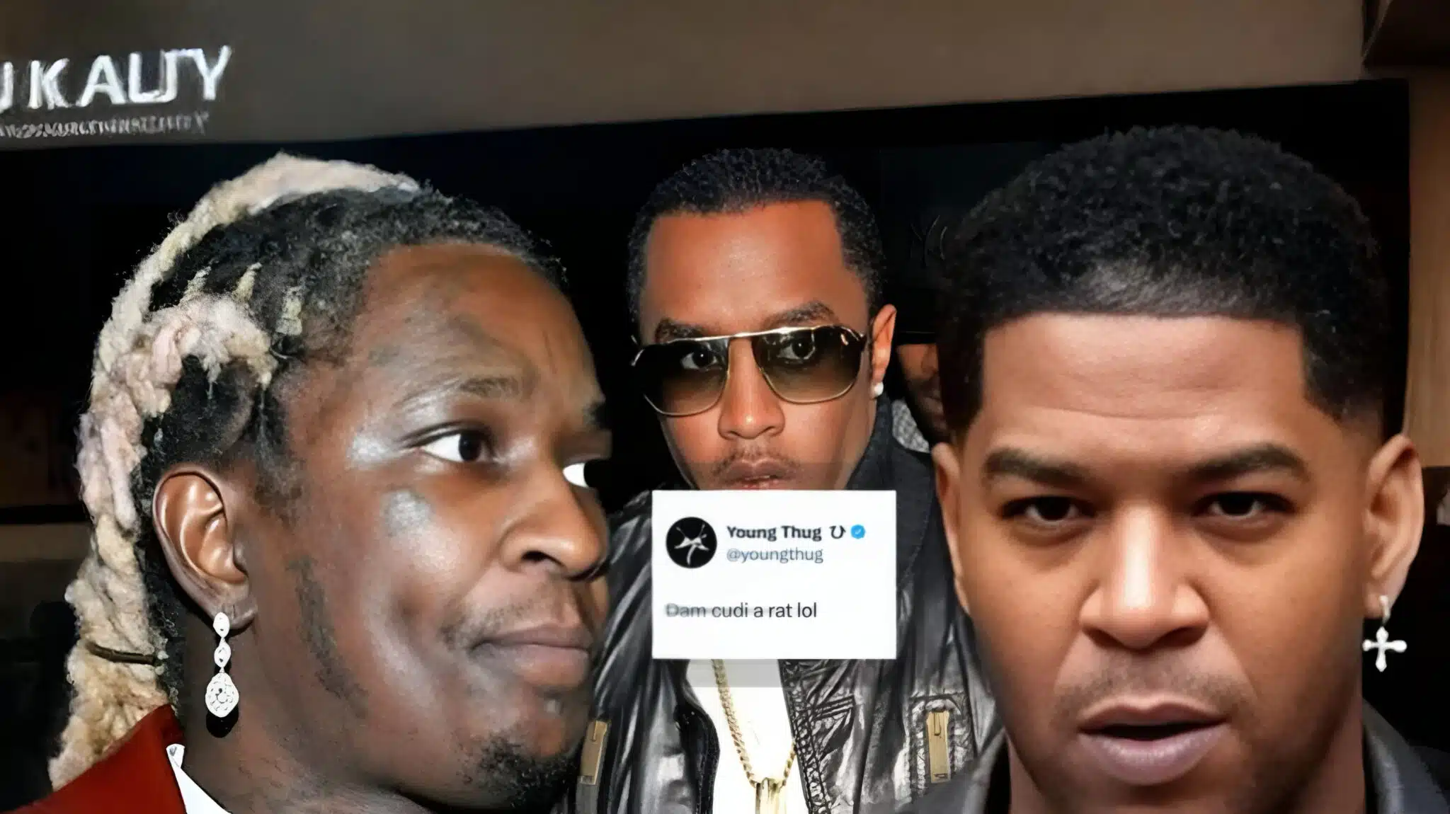 Young ThugがKid Cudiを「チクリ」と非難し車が爆破される、Diddy裁判での証言が波紋