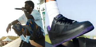 Lil Yachtyが履く「Concrete Boys × Nike Air Force 1 Low」ブラック×purpleがカッコいい!