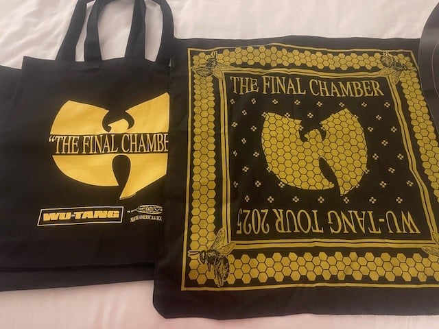 Wu-Tang Clanの限定グッズコーナー