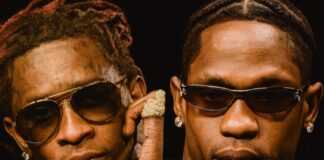 Young Thugが獄中通話で「Travisには11件の殺人が…」──リーク音声の背景 Young Thugが獄中通話でTravis ScottのAstroworld Festival悲劇に触れた瞬間を伝えるヒップホップニュース画像。ヒップホップ界を揺るがすリーク音声と、Astroworldでの群衆事故の背景を徹底解説した記事用ビジュアル