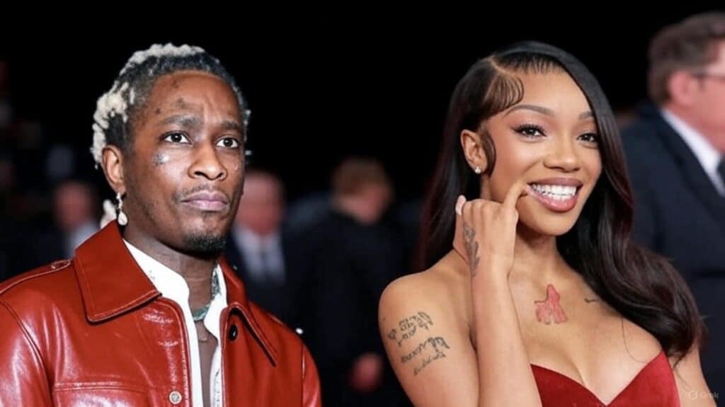 ヤングサグとGloRillaをめぐるリーク音声炎上ニュースを報じるためのメインビジュアル