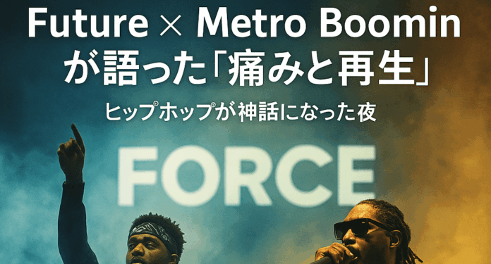 Metro Boominが“Congratulations”から“Superhero”へと繋げ、会場の照明演出と同期するDJセットのクライマックス