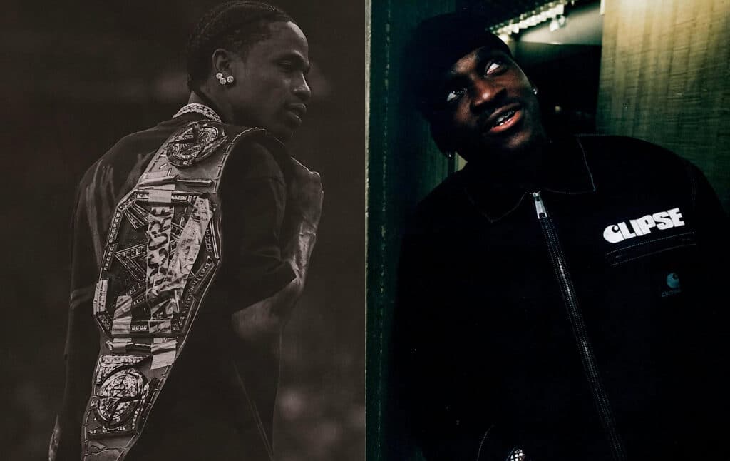 Travis Scottが11月8日ベルーナドーム公演でPusha Tへの発言を示唆、Yeがサプライズ登場した夜の様子 /en/Travis Scott at Belluna Dome on Nov 8, hinting at a Pusha T diss; Ye makes a surprise appearance