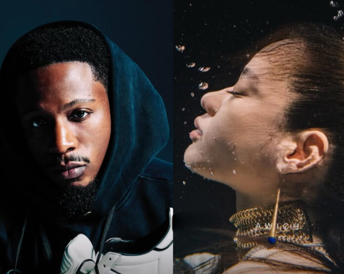 AwichとJoey Bada$$がRZAプロデュースによる「Fear Us」で共演するシーンのイメージ写真。沖縄とNYのスピリットを象徴するビジュアル。