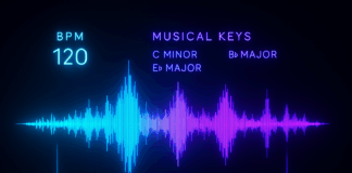 【2025年最新】バズ向きビートの条件|BPM・キー・構成を公開資料で読む【TikTok/Reels/Shorts】 BPM・キー・セクション構成の関係を示す概念図(実データではないコンセプト)