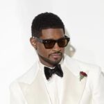 UsherがForbesのインタビューでDiddy（Sean Combs）について「ネガティブなことは言えない」と語った場面を示すイメージ。有罪判決後の発言として注目を集めた。