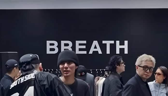 BREATHの期間限定ストア「BREATH LIMITED STORE at MIYASHITA PARK」の告知ビジュアル。黒地にBREATHロゴが並び、2026年6月6日オープン／MIYASHITA PARK NORTH 1Fと記載されている