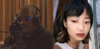 Kanye Westを訴えたモデルがBBCで証言。Ye「これは芸術だ」はどこまで通るのか スタジオのマイクに向かうKanye West(Ye)と、モデルのJenn An(Jennifer An)