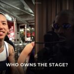 千葉雄喜（左）とYe（右）を左右に配し「WHO OWNS THE STAGE?｜MAY 2026」のコピーを重ねたアイキャッチ。2026年5月のヒップホップを“舞台の月”として、舞台を立てた千葉雄喜と舞台を失ったYeを対比的に示す。