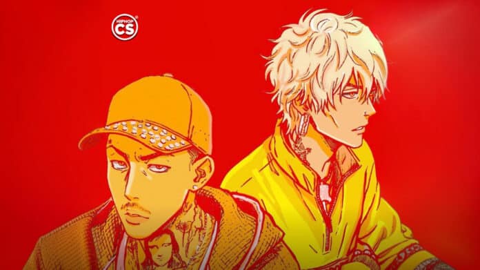 ロサンゼルスの日本式建築の前に並ぶMGKと千葉雄喜。「JJK」発表に際してMGK公式Instagramに投稿された2ショット