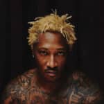 巨大なHIPHOPCsロゴと「Konnichiwa」の文字、横浜からアトランタへ向かう光の軌跡でFutureの日本公演後の往復を表現したアイキャッチ