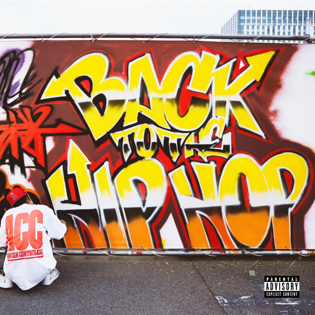 BACK TO THE HIPHOP album cover by BENIZAKURA