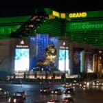 MGMグランド・ラスベガスの夜景