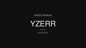 YZERR artist profile card about BAD HOP, Kawasaki and FORCE