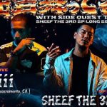 2026年10月30日に江ノ島オッパーラで開催される「出吉舞ってる WITH SIDE QUEST TOUR」のフライヤー。KiiiとSHEEF THE 3RDがSP LIVEで出演