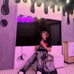 W-Cupでインタビューの進行を務めるあおと。本人のInstagram投稿より